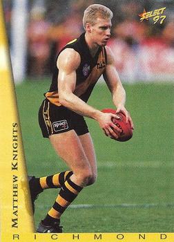 1997 Select AFL Ultimate Series #113 Matthew Knights Front
